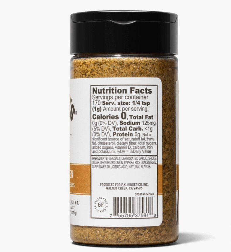 Kinder's Grilled Chicken Seasoning
