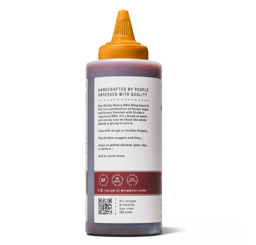 Kinder's Marinade: Sticky Honey BBQ Wing Sauce